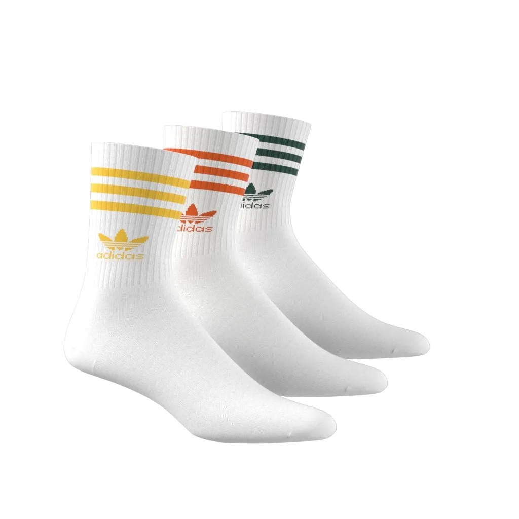 Adidas 3pack Socks White/Gold /Orange IU2661