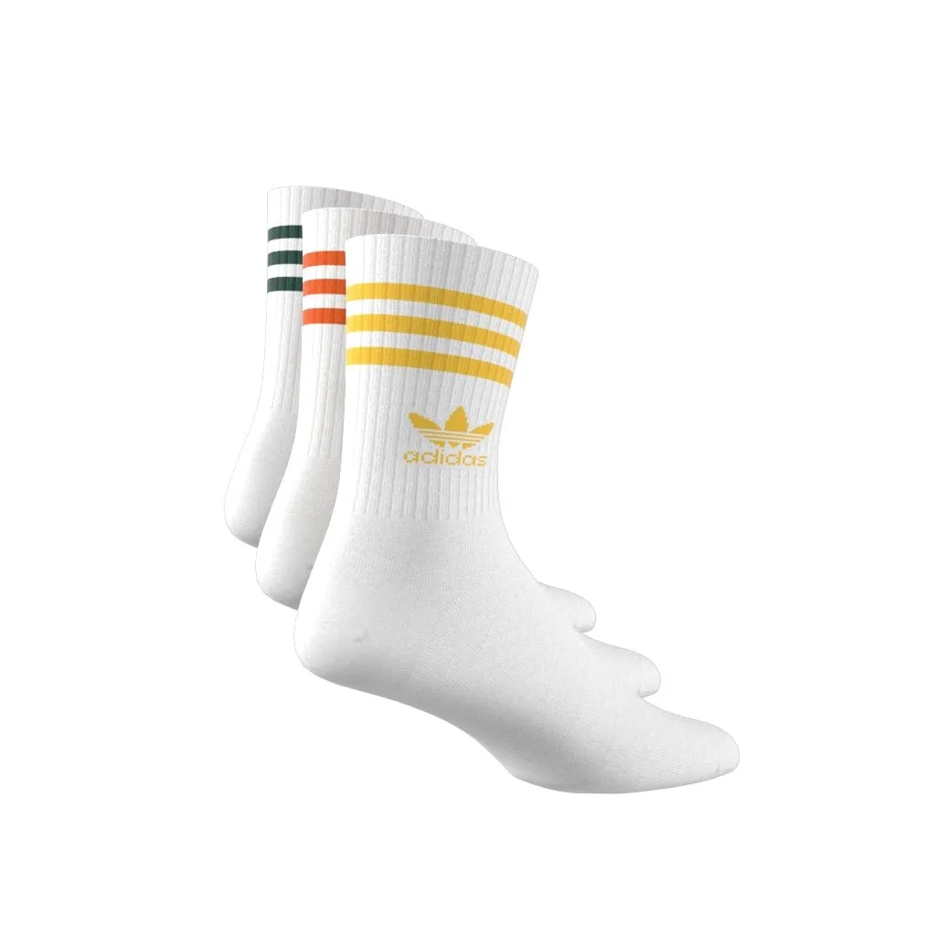 Adidas 3pack Socks White/Gold /Orange IU2661