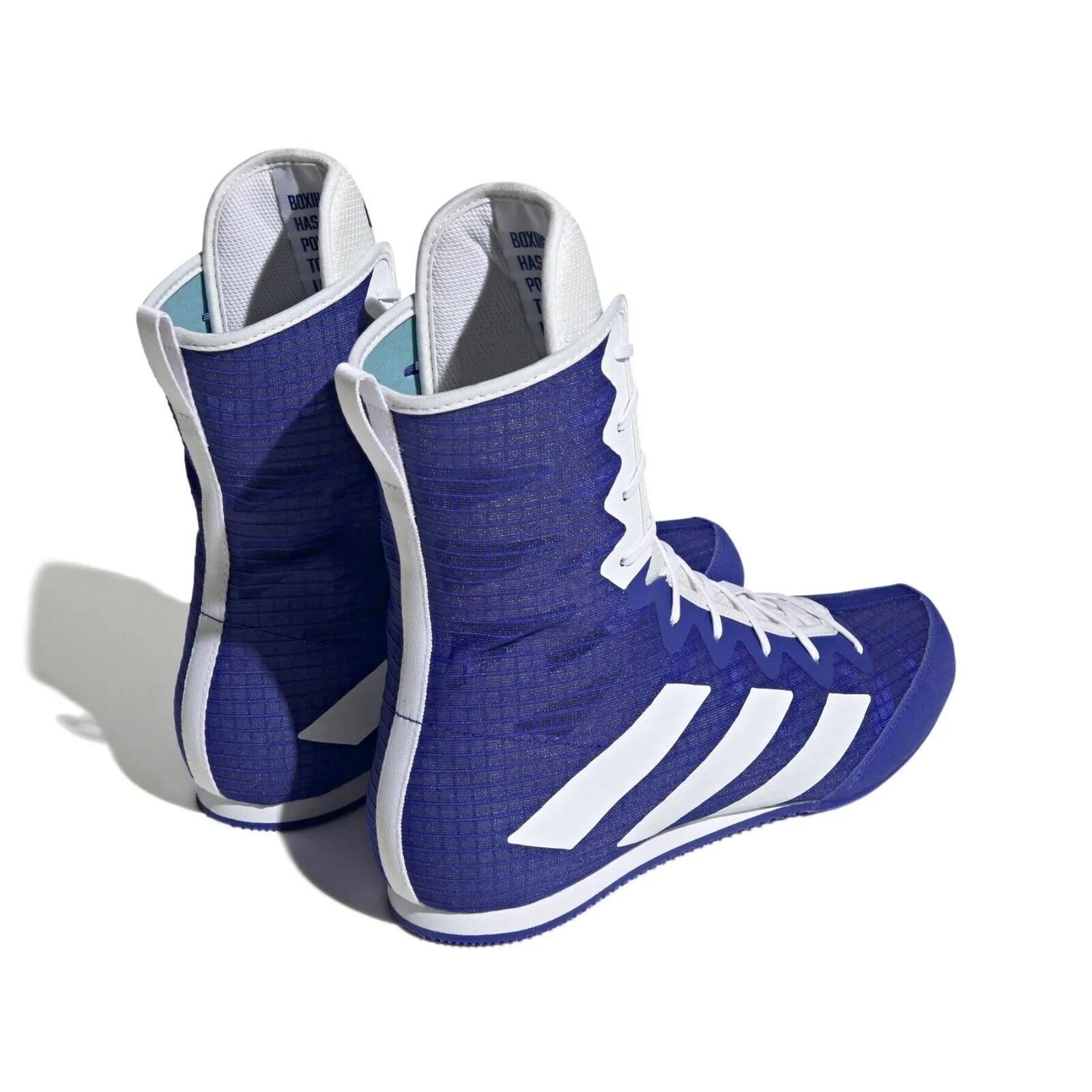 adidas Box Hog 4 Boxing Boots Blue & White