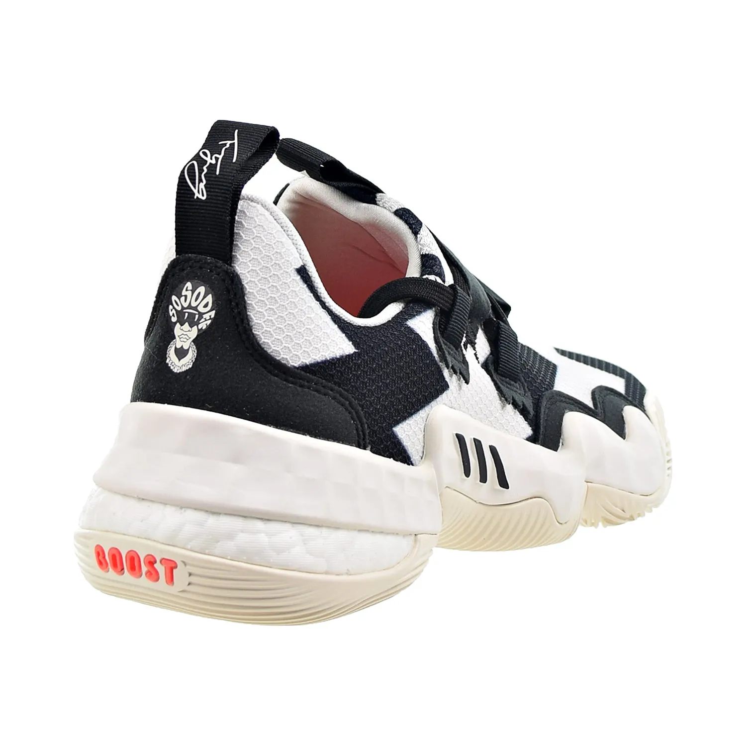 Adidas Trae Young 1 x So So Def Recording Men's Shoes White-Black