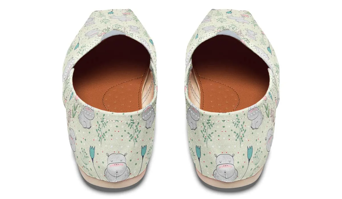 Adorable Hippos Casual Shoes