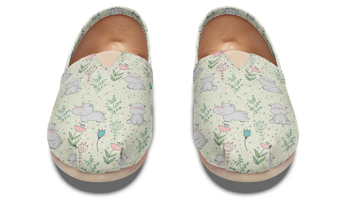 Adorable Hippos Casual Shoes