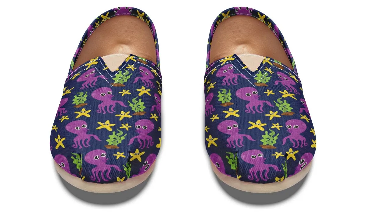 Adorable Octopus Pattern Casual Shoes