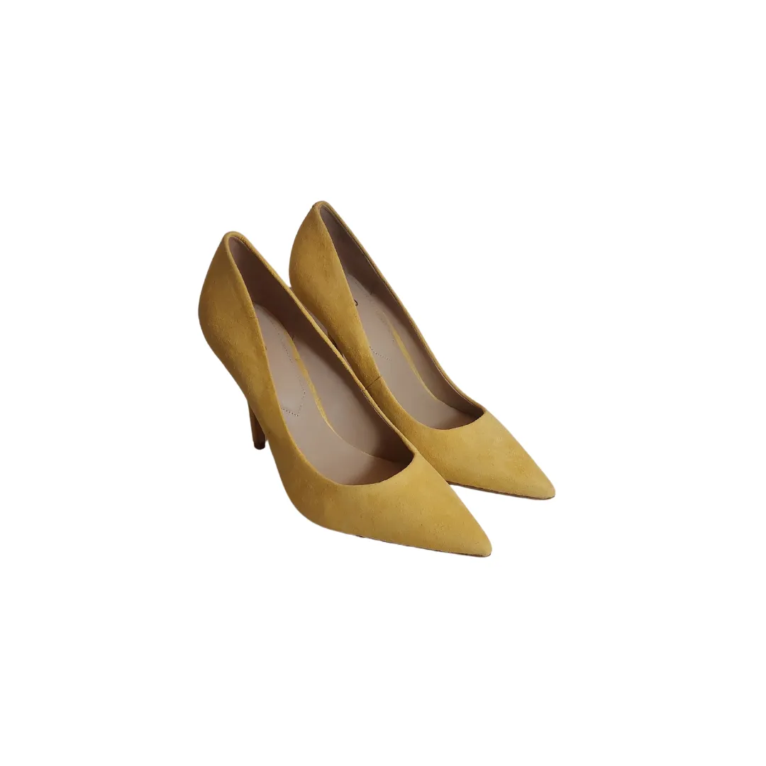 ALDO Yellow Suede Sophy Pointed Pumps | Like new |