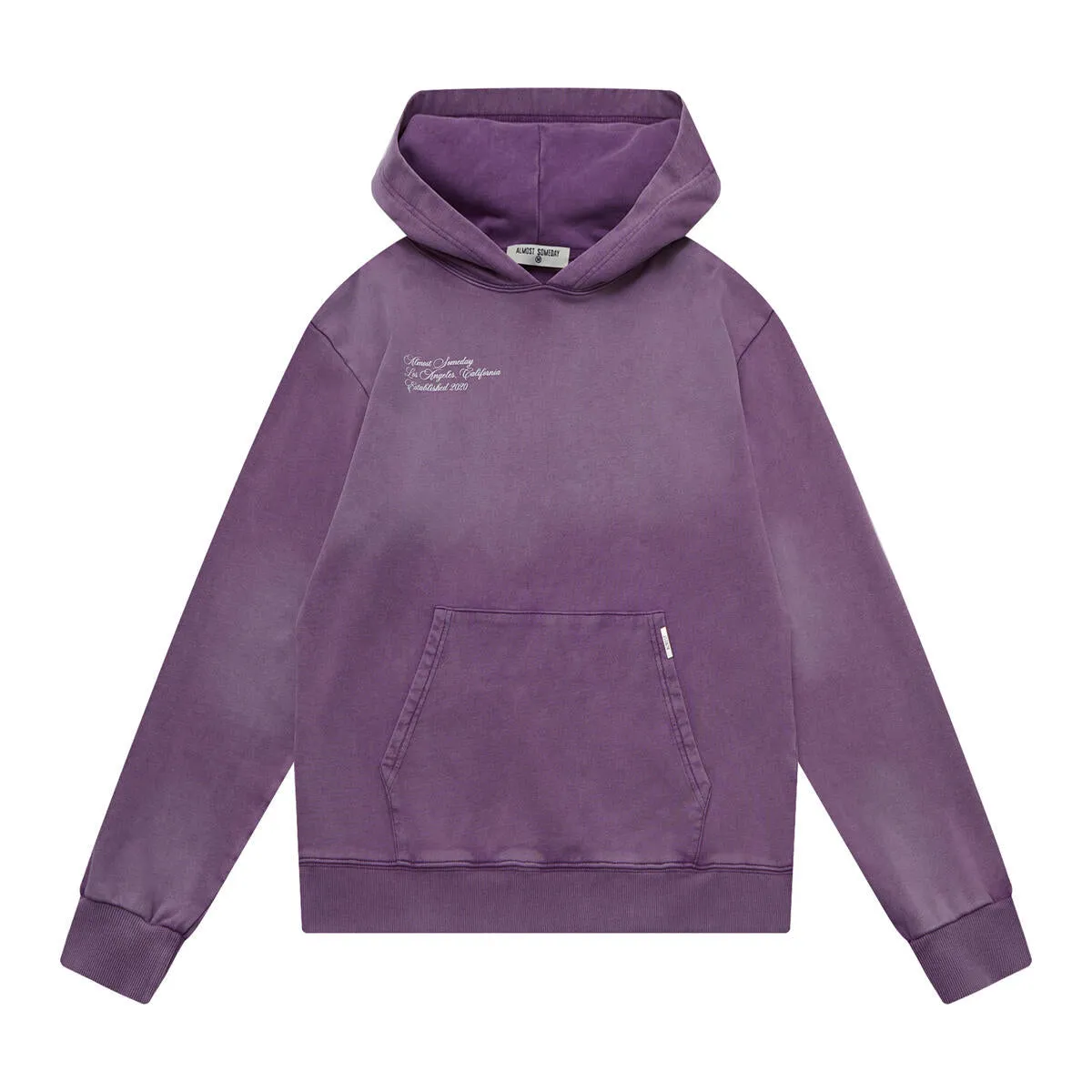 Almost Someday SIGNATURE SUNFADE HOODIE 2.0 (sunfade purple)