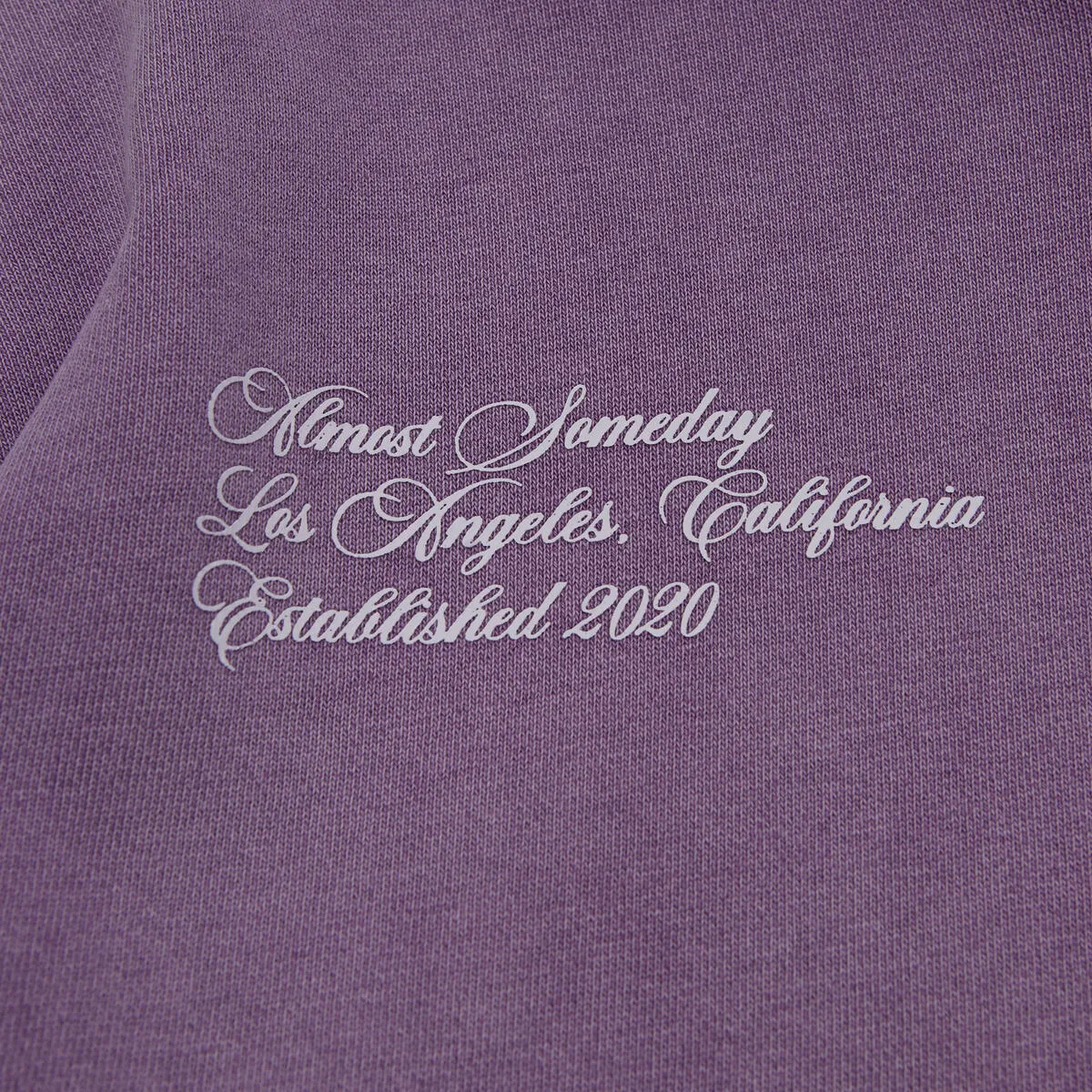 Almost Someday SIGNATURE SUNFADE HOODIE 2.0 (sunfade purple)