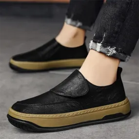 AMCS315 Men's Casual Shoes - Leather Loafer - Comfortable Sneakers