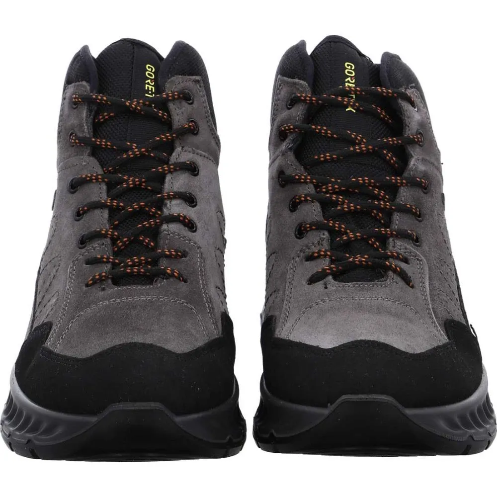 Ara Men's Pasquale GORE-TEX Lace Up Hiker Boots Anthracite Nubuck / Suede