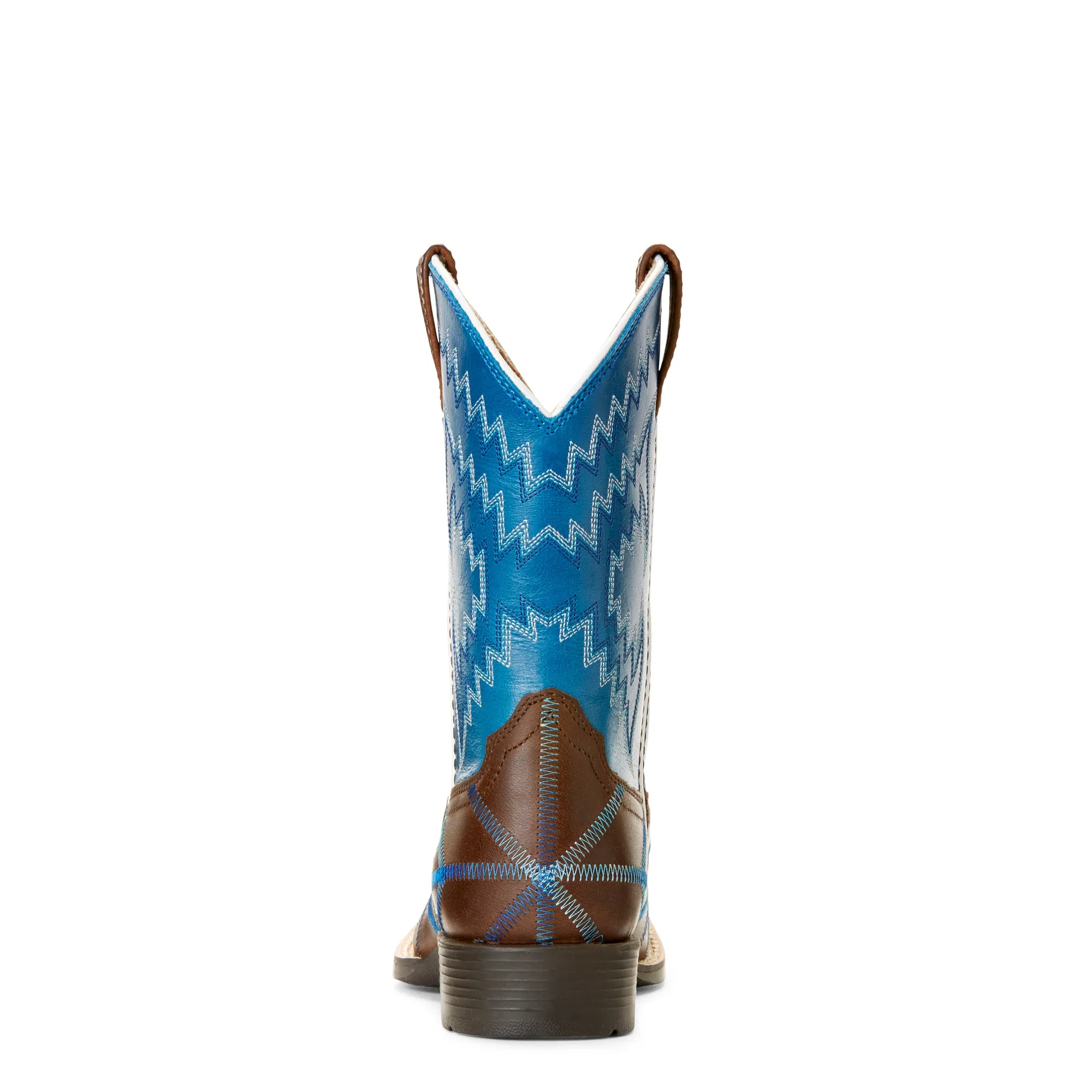 Ariat Kid's Twisted Tycoon Brown & Blue Western Boots