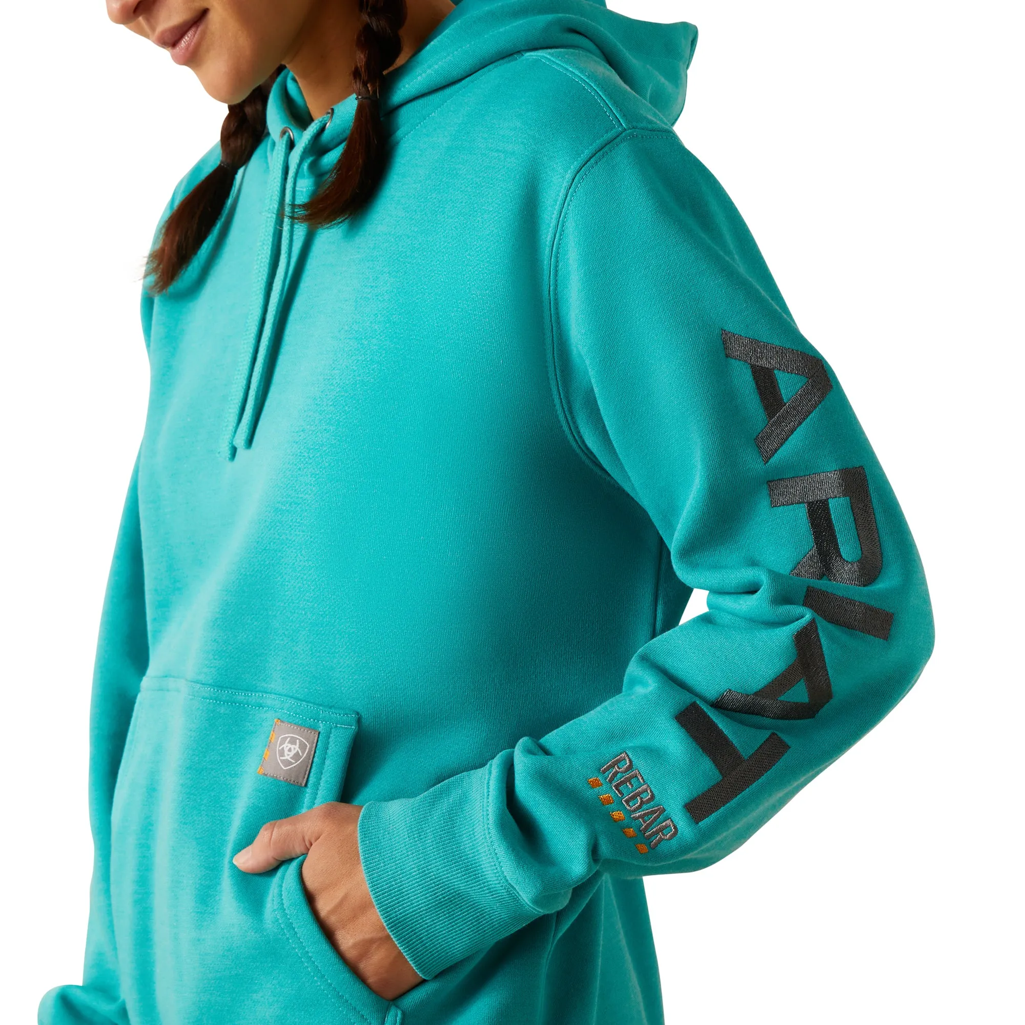 Ariat Women's Rebar Graphic Hoodie - Latigo Bay Heather