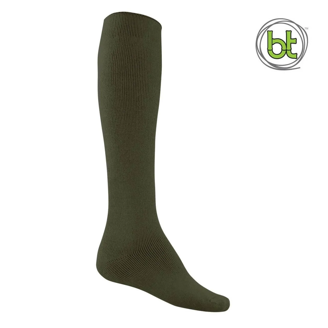 Bamboo Socks Extra Long Khaki