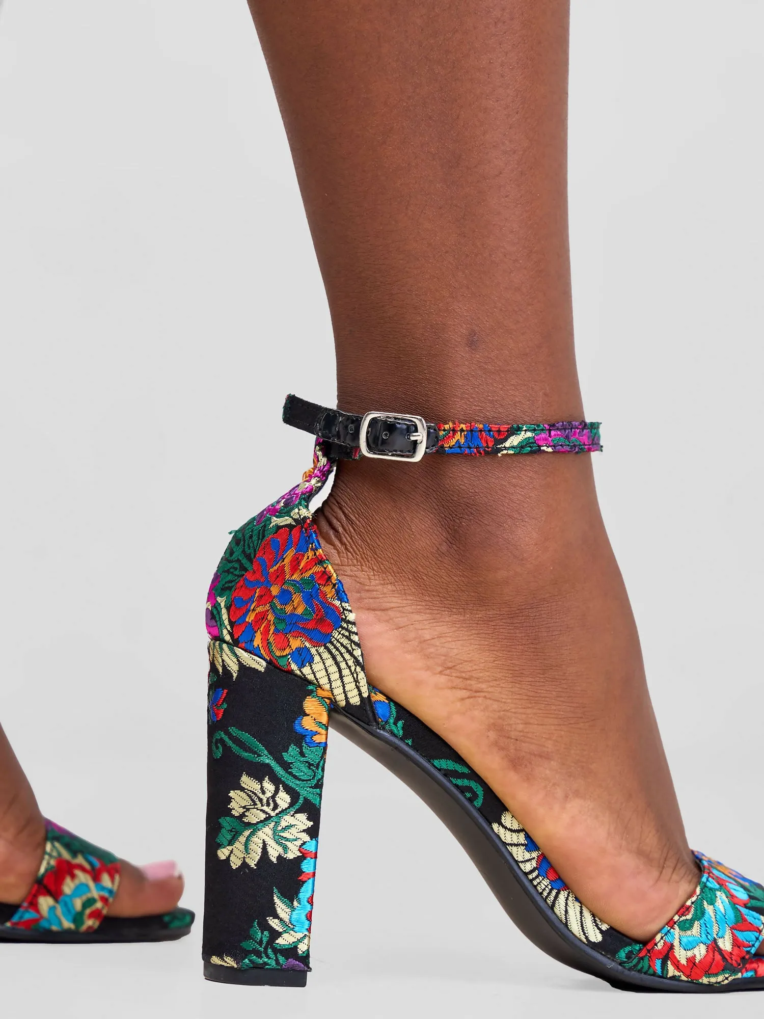 Be Unique Colour Love Chunky Heel - Multi-colored