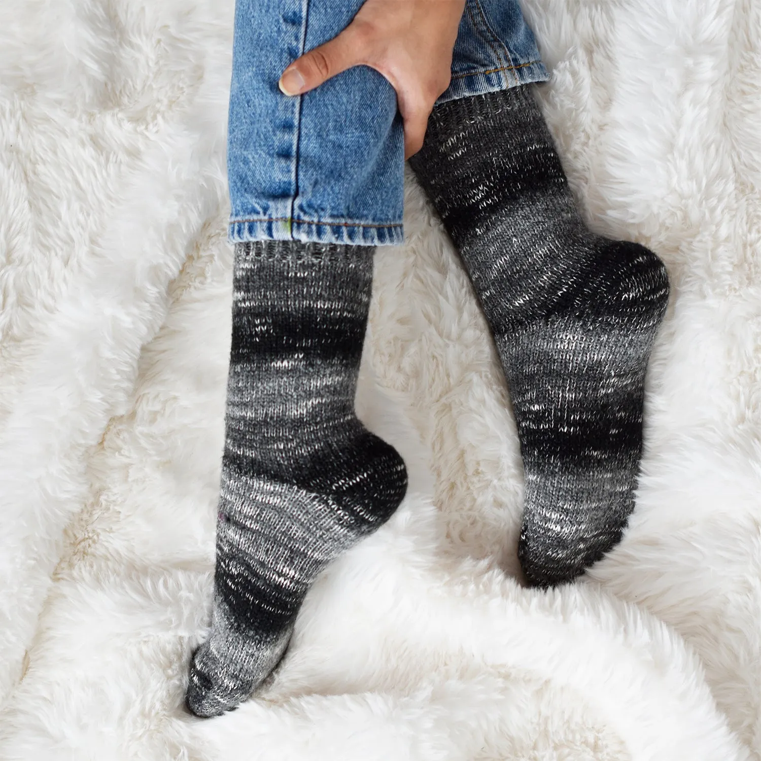 Cozy Winter Socks | Wool and Cotton