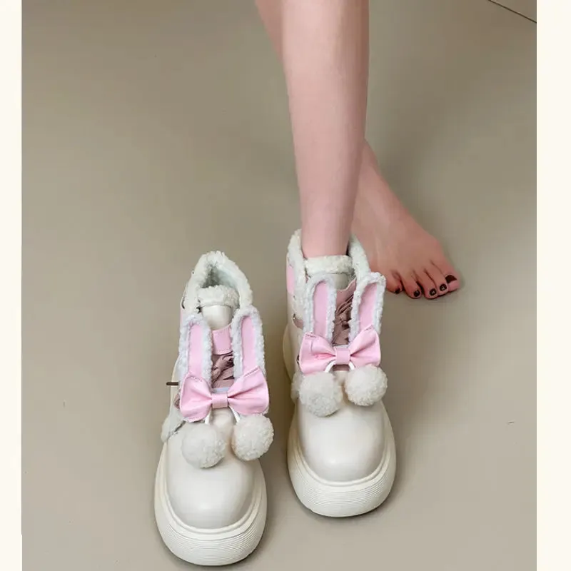 Cute Bunny Boots Shoes