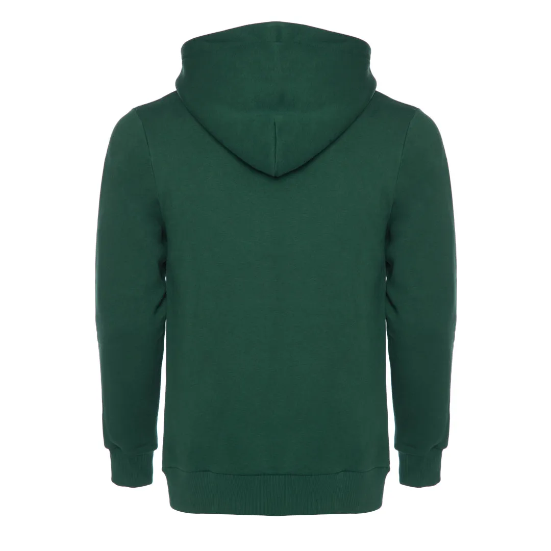 Hoodie "Love" Bottle Green