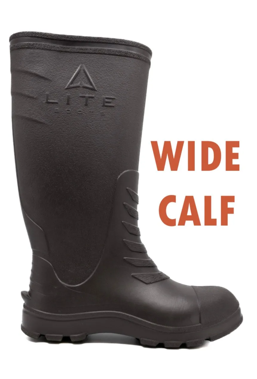 Lite Boots: Lightweight Hunting Boots 16" Wide Calf