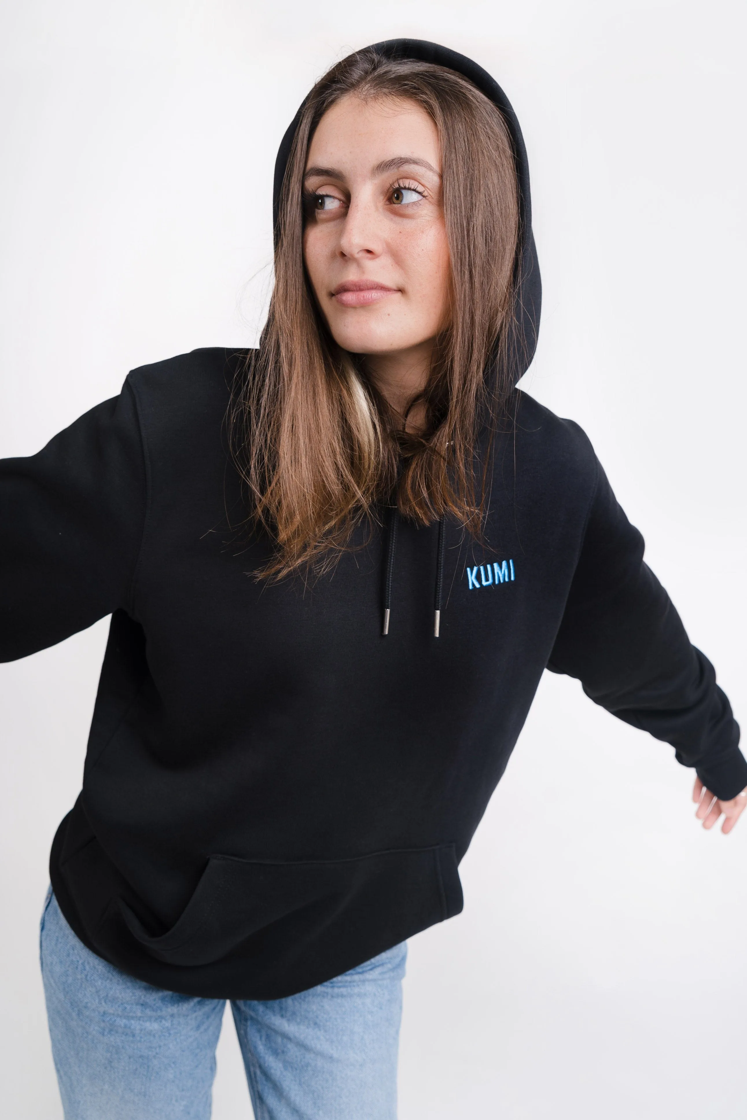 Lost Unisex Organic Cotton Hoodie | Black