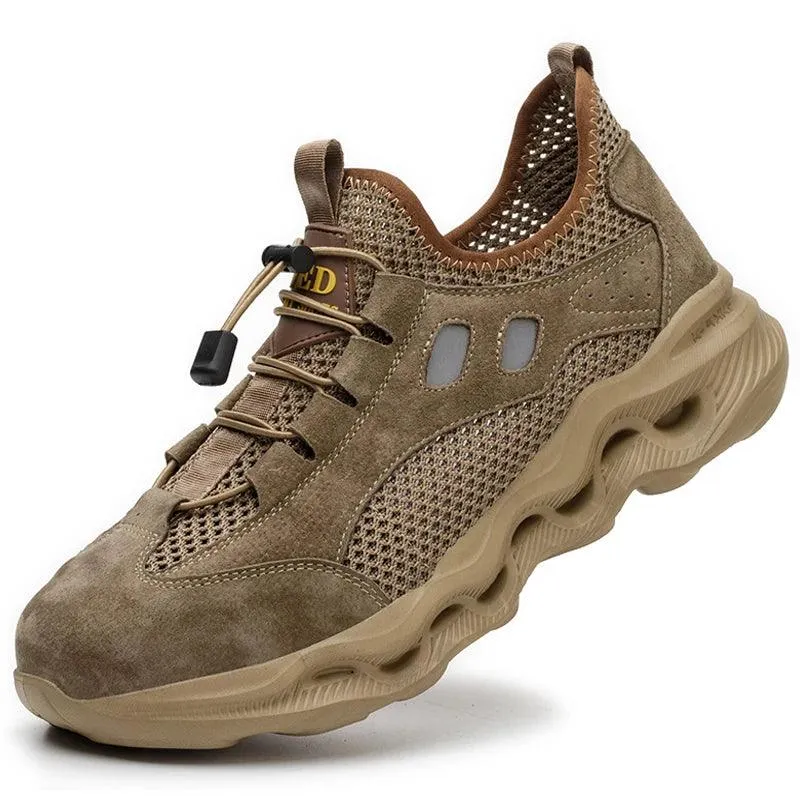 Men's Casual Safety Shoes: CSR22 - Breathable Work Sneakers