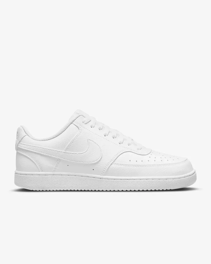 Men's Court Vision Low Next Nature Shoes - All White