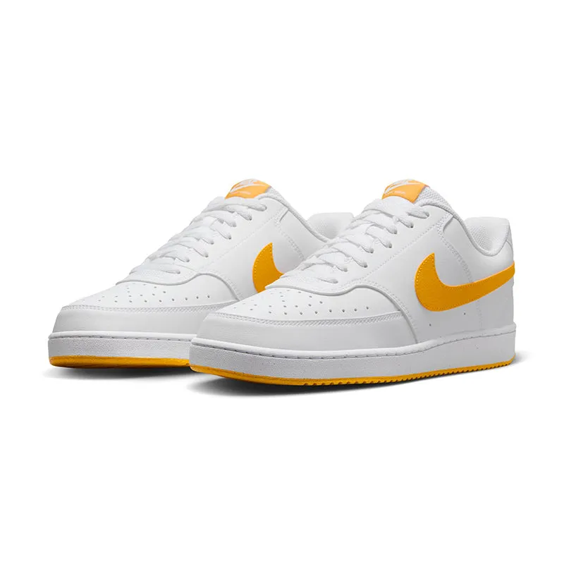 Men's Court Vision Low Next Nature White/University Gold