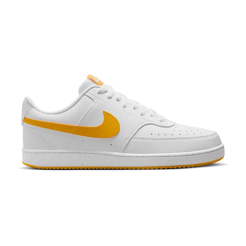 Men's Court Vision Low Next Nature White/University Gold