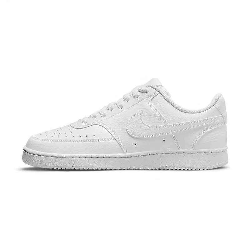 Men's Court Vision Low Next Nature White/White/White