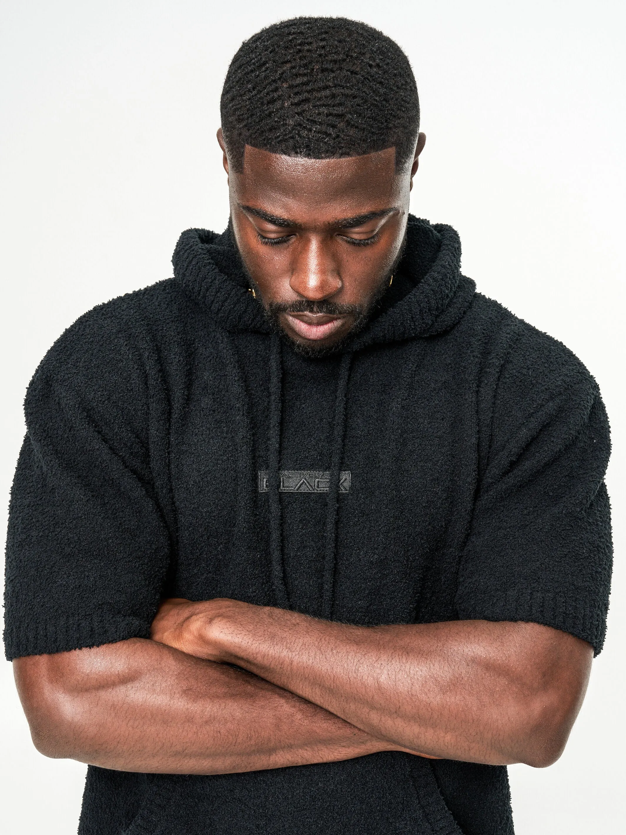 Men's Cozy Short Sleeve Hoodie