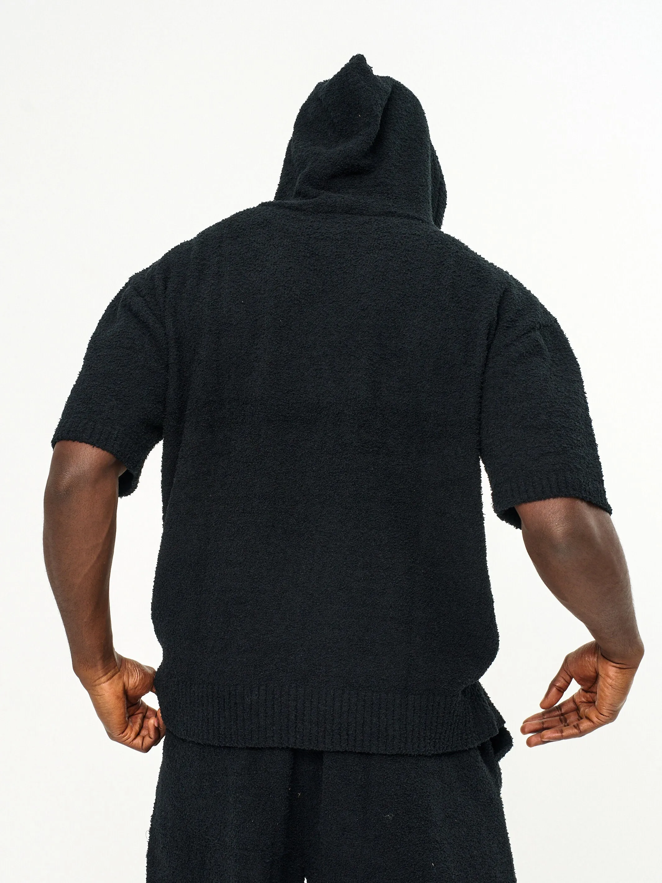 Men's Cozy Short Sleeve Hoodie