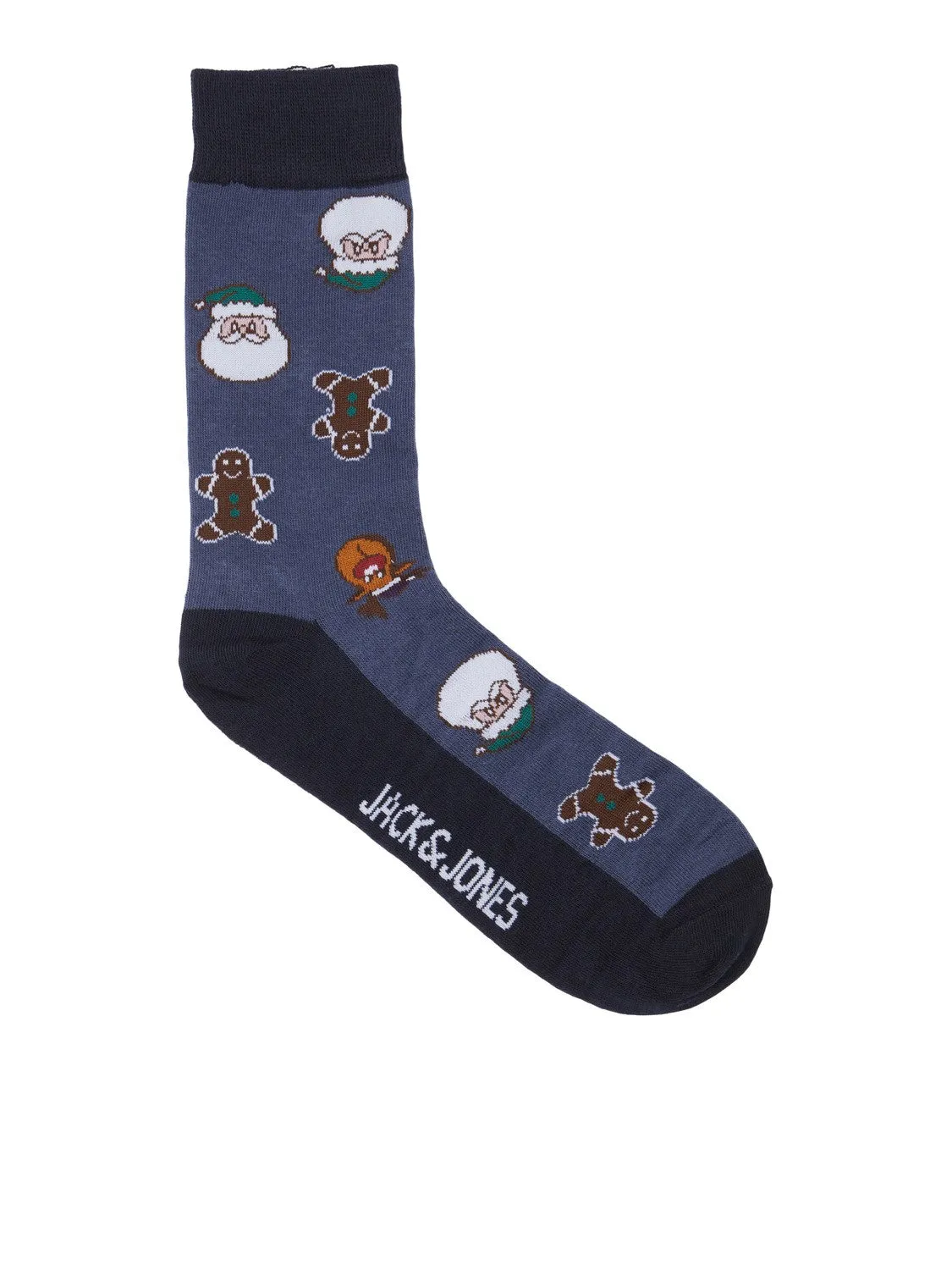 Mens Jack & Jones 'JACSWEET' Christmas/ Xmas Socks Giftbox (5-pack)