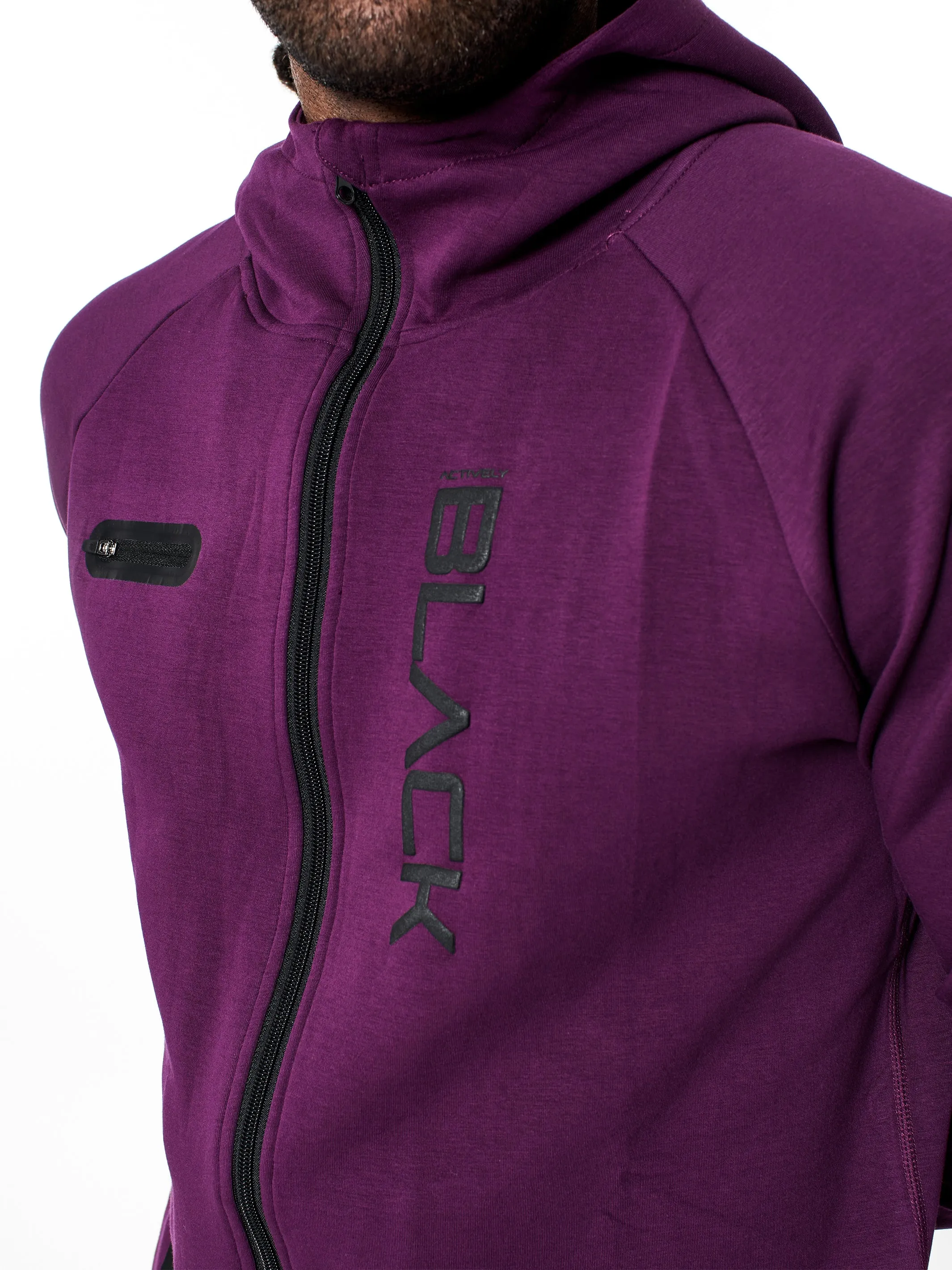 Men's Performance Tech Color Zipper Hoodie