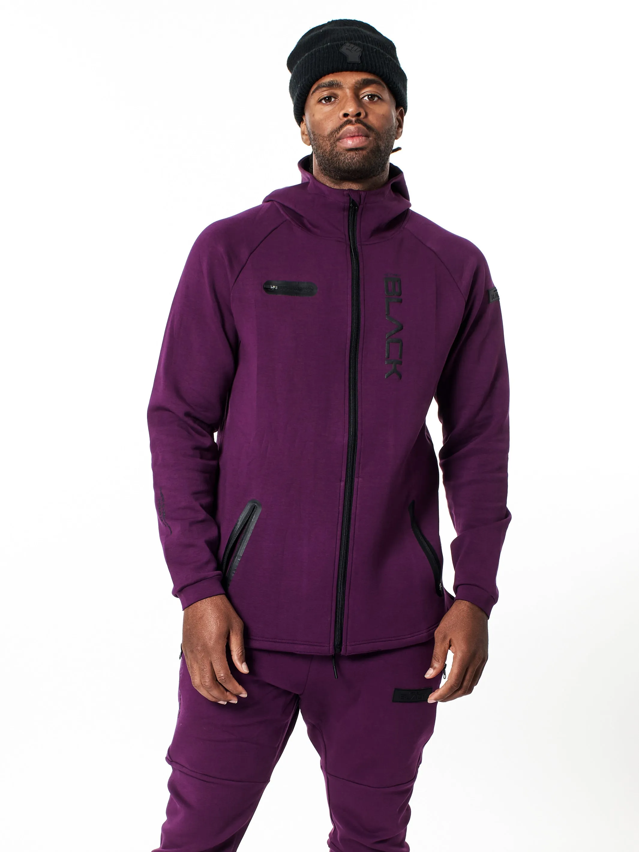 Men's Performance Tech Color Zipper Hoodie