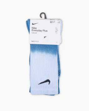 Nike Everyday Plus Cushioned Crew Socks Blue (2 Pack)