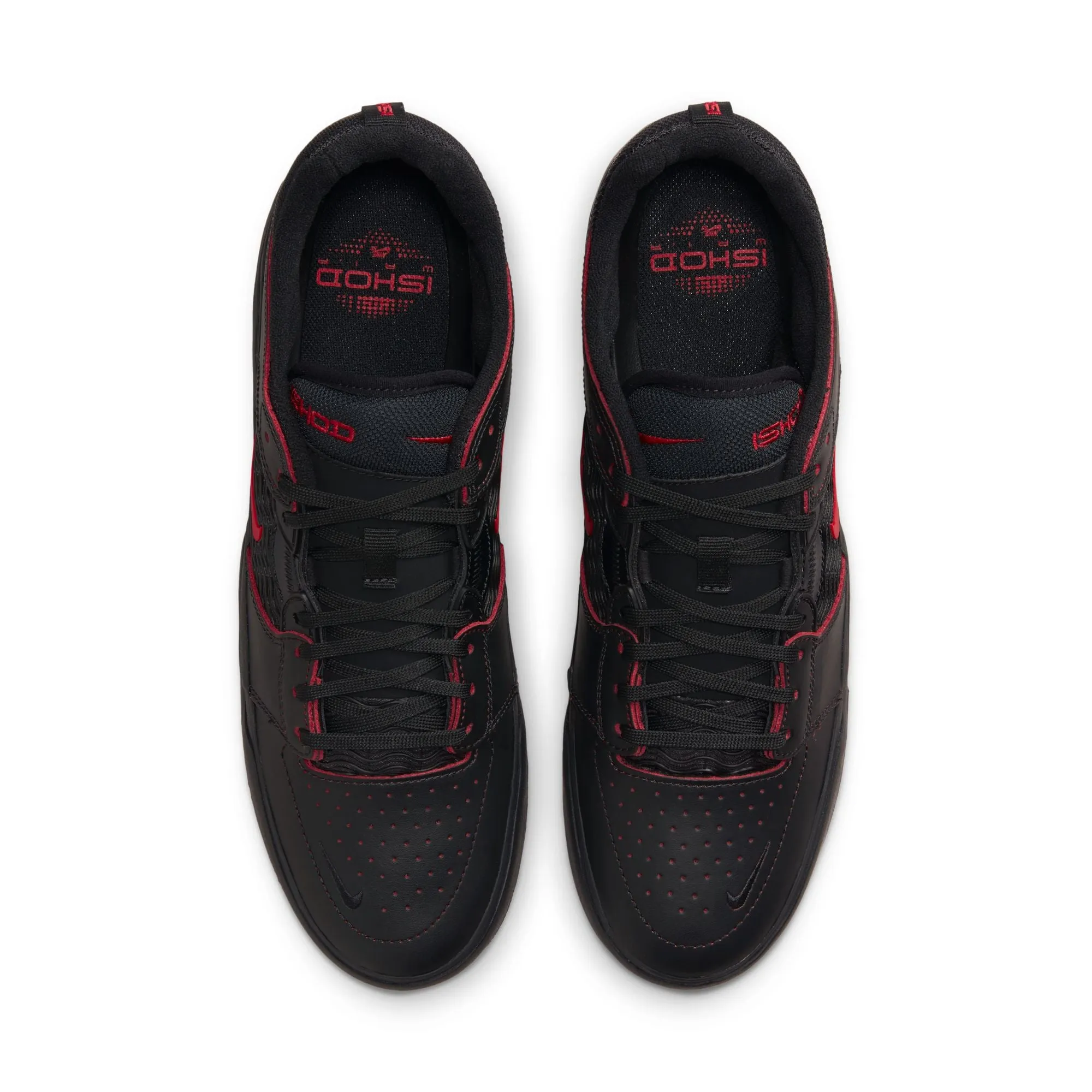 Nike SB Ishod Premium - Black/Black/Black/University Red