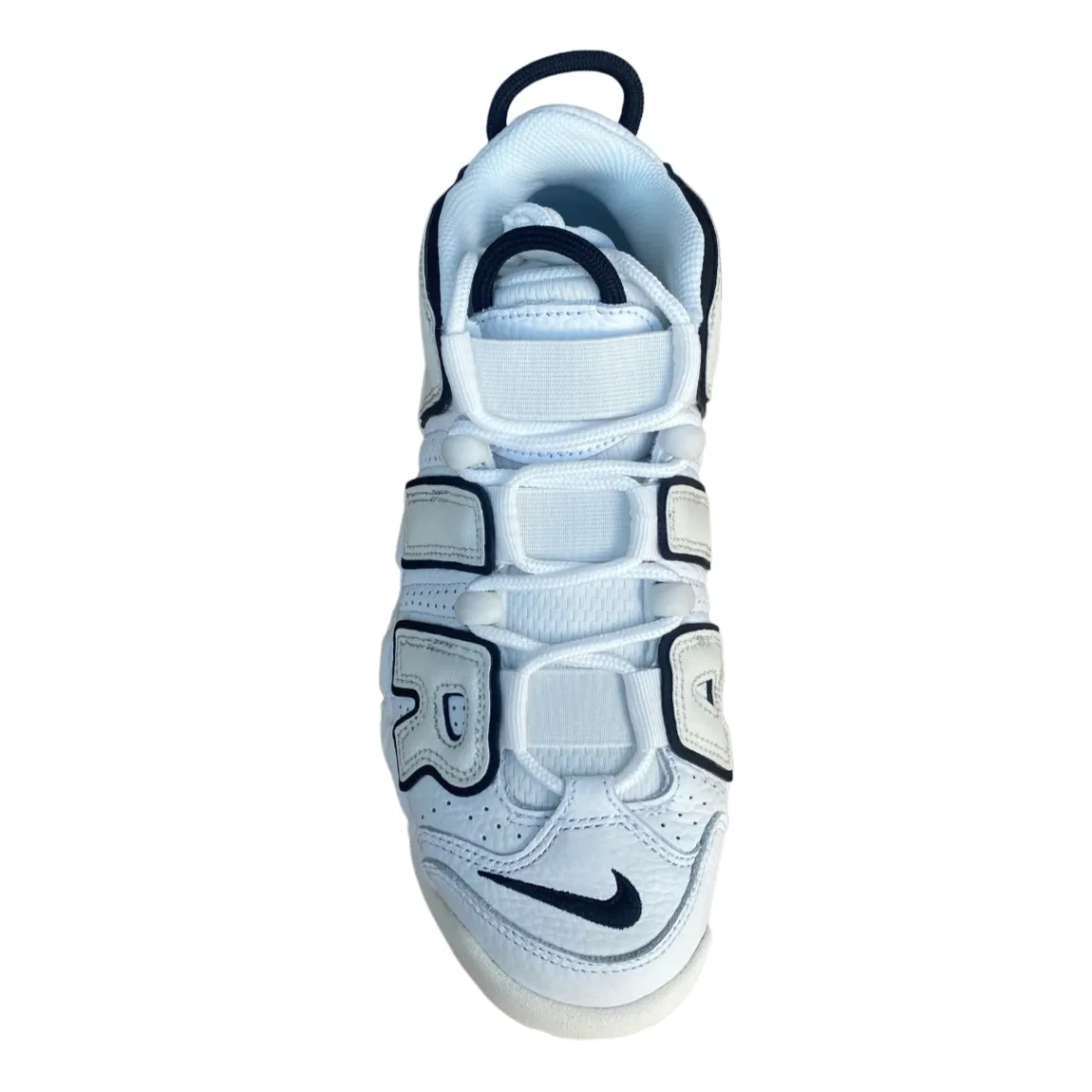 Nike women's sneakers shoe Air More Uptempo DO6718-100 white black 