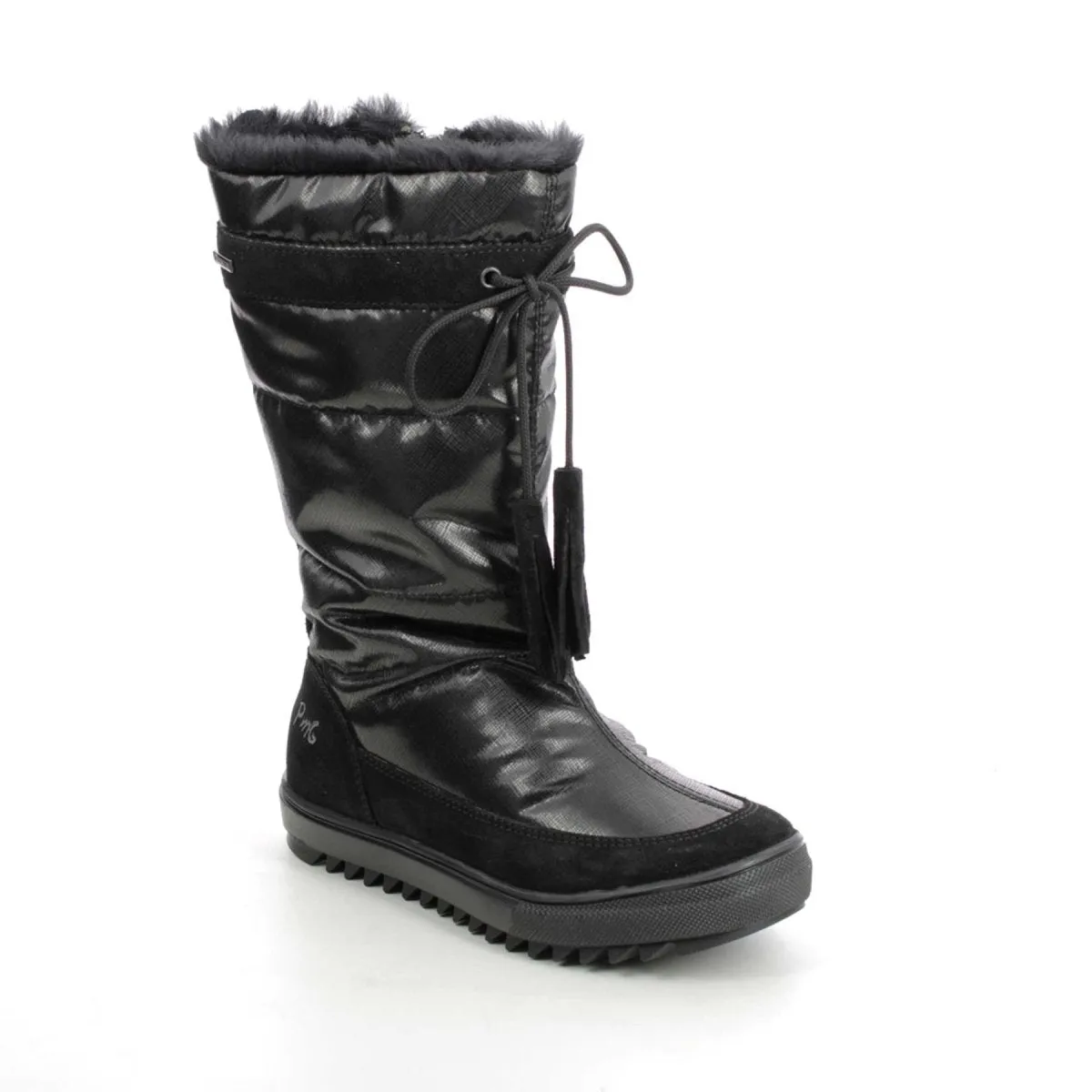 Primigi Girl's (Sizes 36-39) Flake Puffy Boot Black Gore-Tex Waterproof