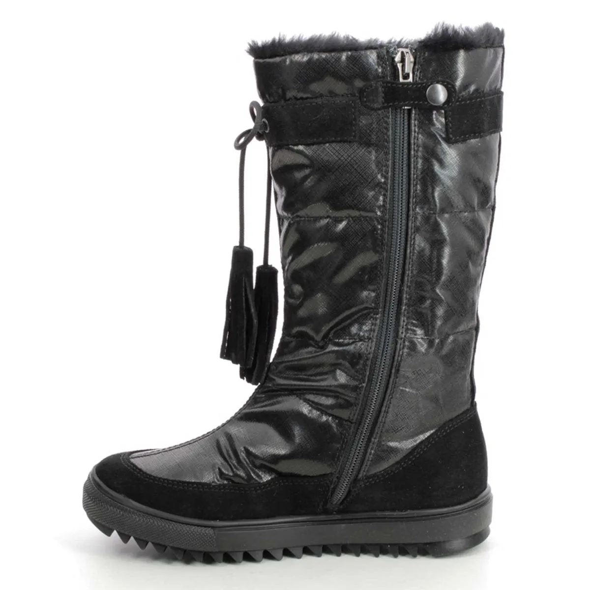 Primigi Girl's (Sizes 36-39) Flake Puffy Boot Black Gore-Tex Waterproof