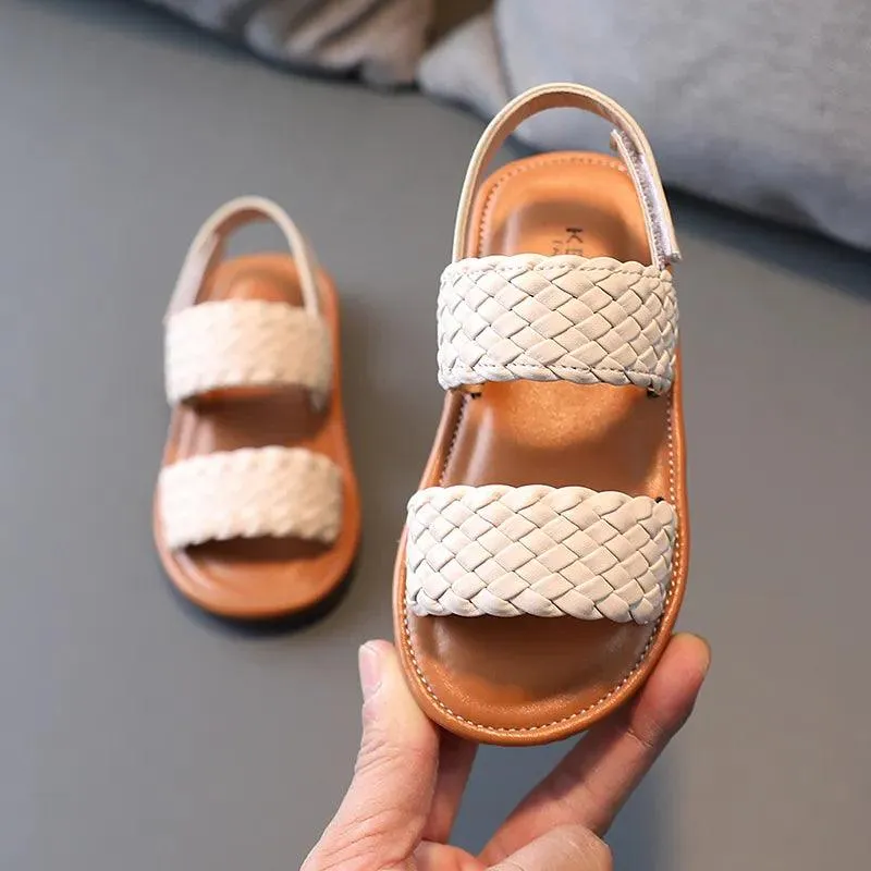 Retro Weave Sliders TF314 Toddler Casual Shoes for Girls and Children Sandals