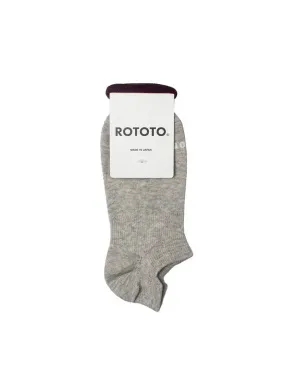 Rototo Sneaker Foot Cover Organic Socks Gray