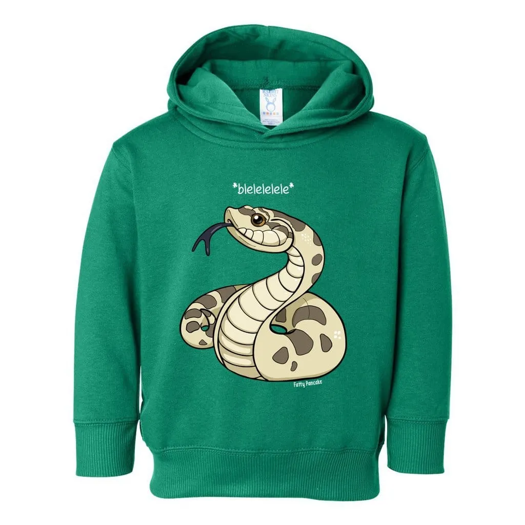 Silly Hognose Snake Toddler Pullover Hoodie