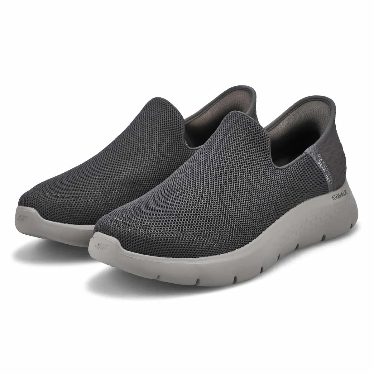 'Skechers' Men's Slip-ins: GO WALK Flex-No Hands - Dark Grey