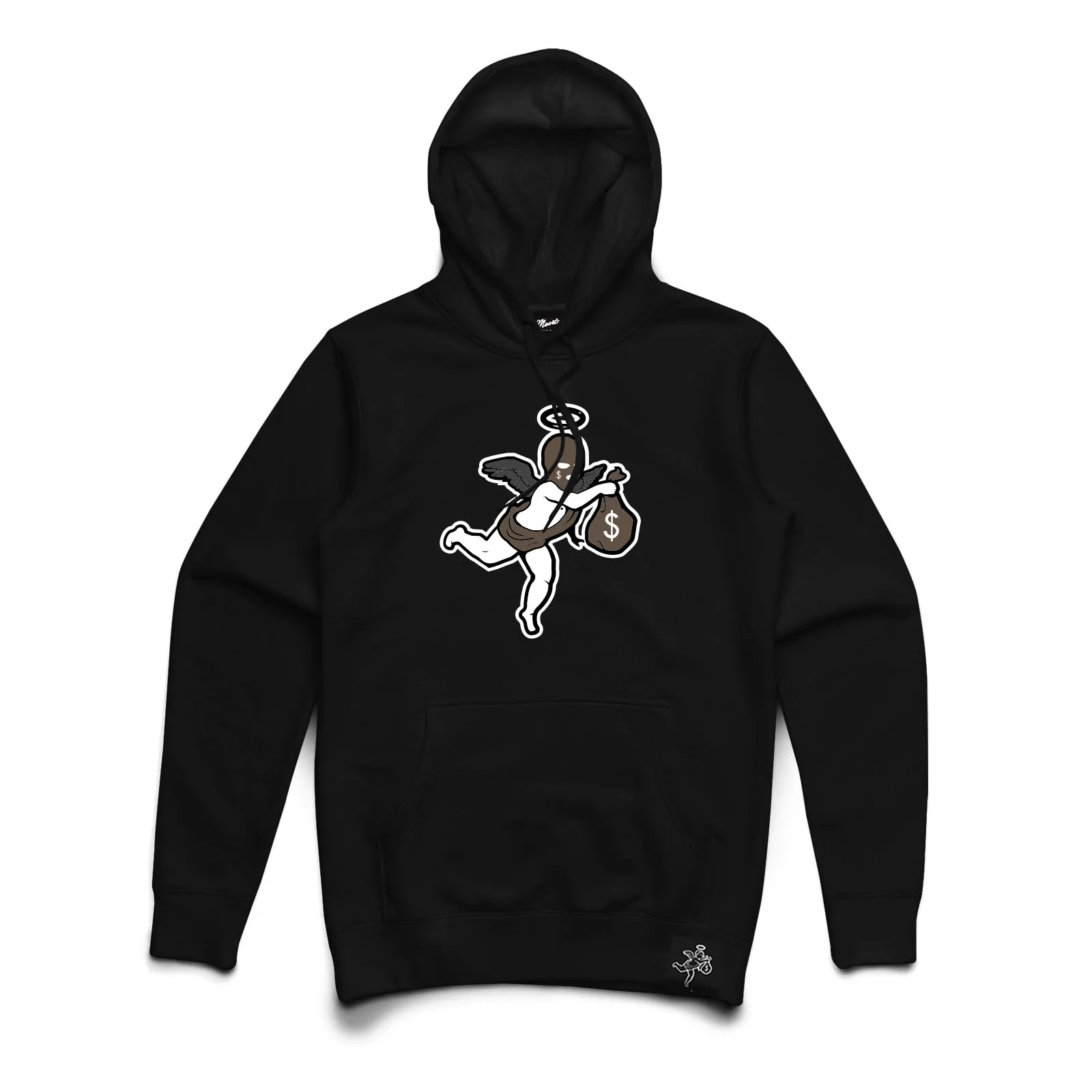 SKI MASK ANGEL CHENILLE PATCH HOODIE