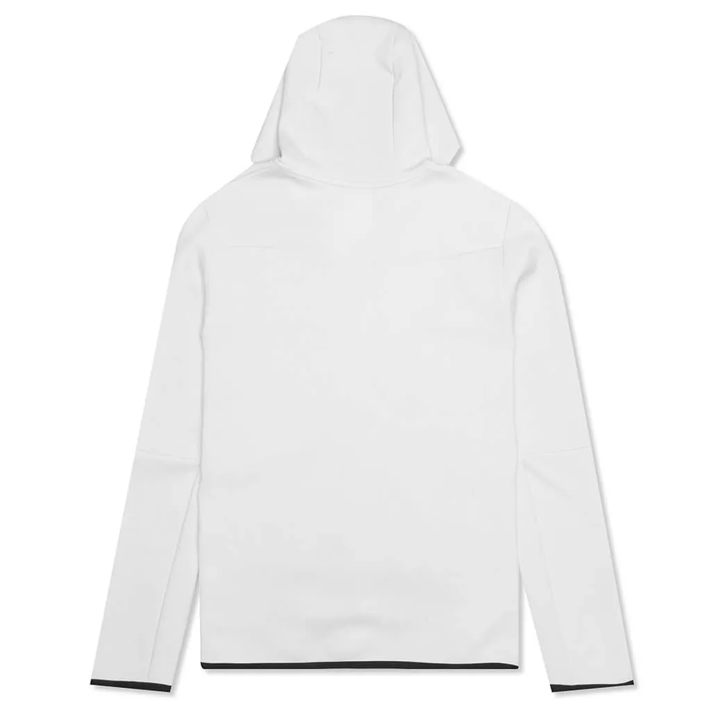 Sportswear Tech Fleece Full Zip Up Hoodie - White/Black