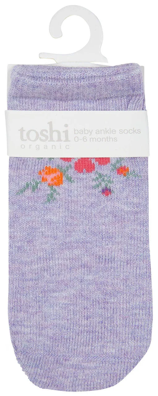 Toshi Organic Baby Socks Jacquard LOUISA