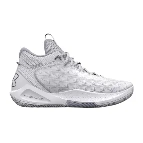 Under Armour Men's UA HOVR 5 Havoc Clone Basketball Shoes - White/Black