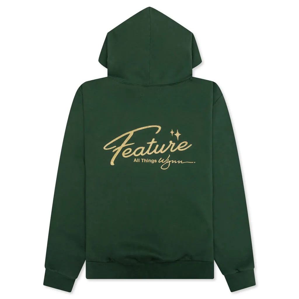 Wynn Shine Hoodie - Dark Green