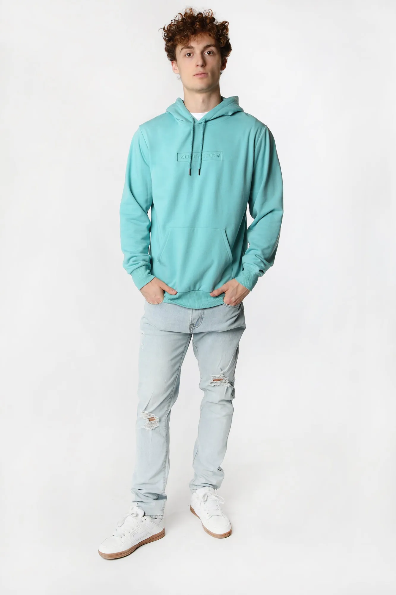 Zoo York Mens Tonal Logo Hoodie