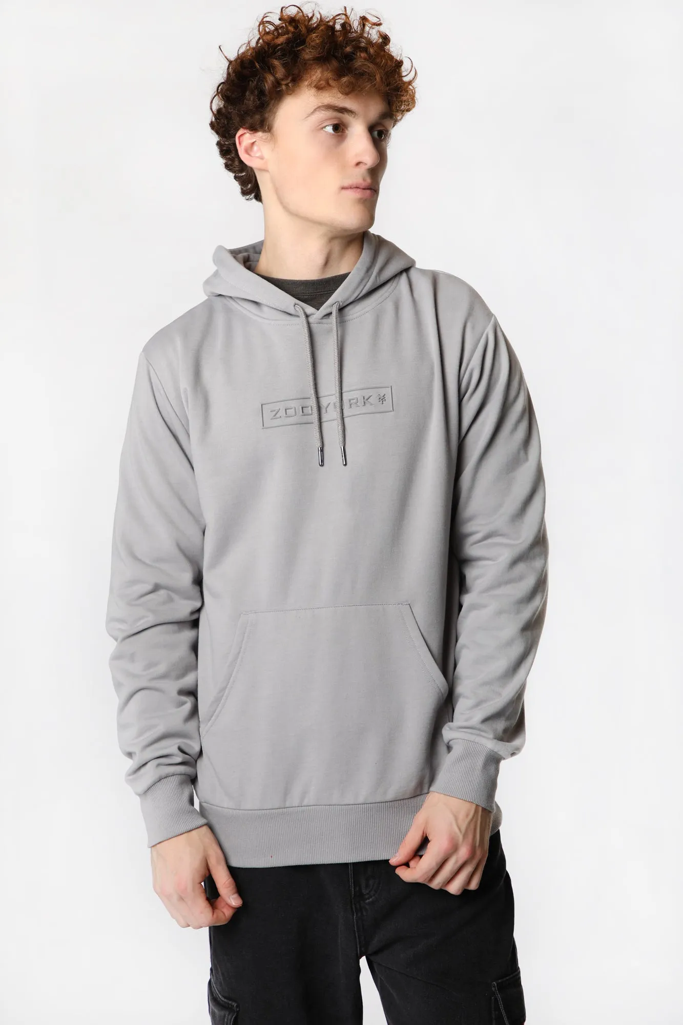 Zoo York Mens Tonal Logo Hoodie