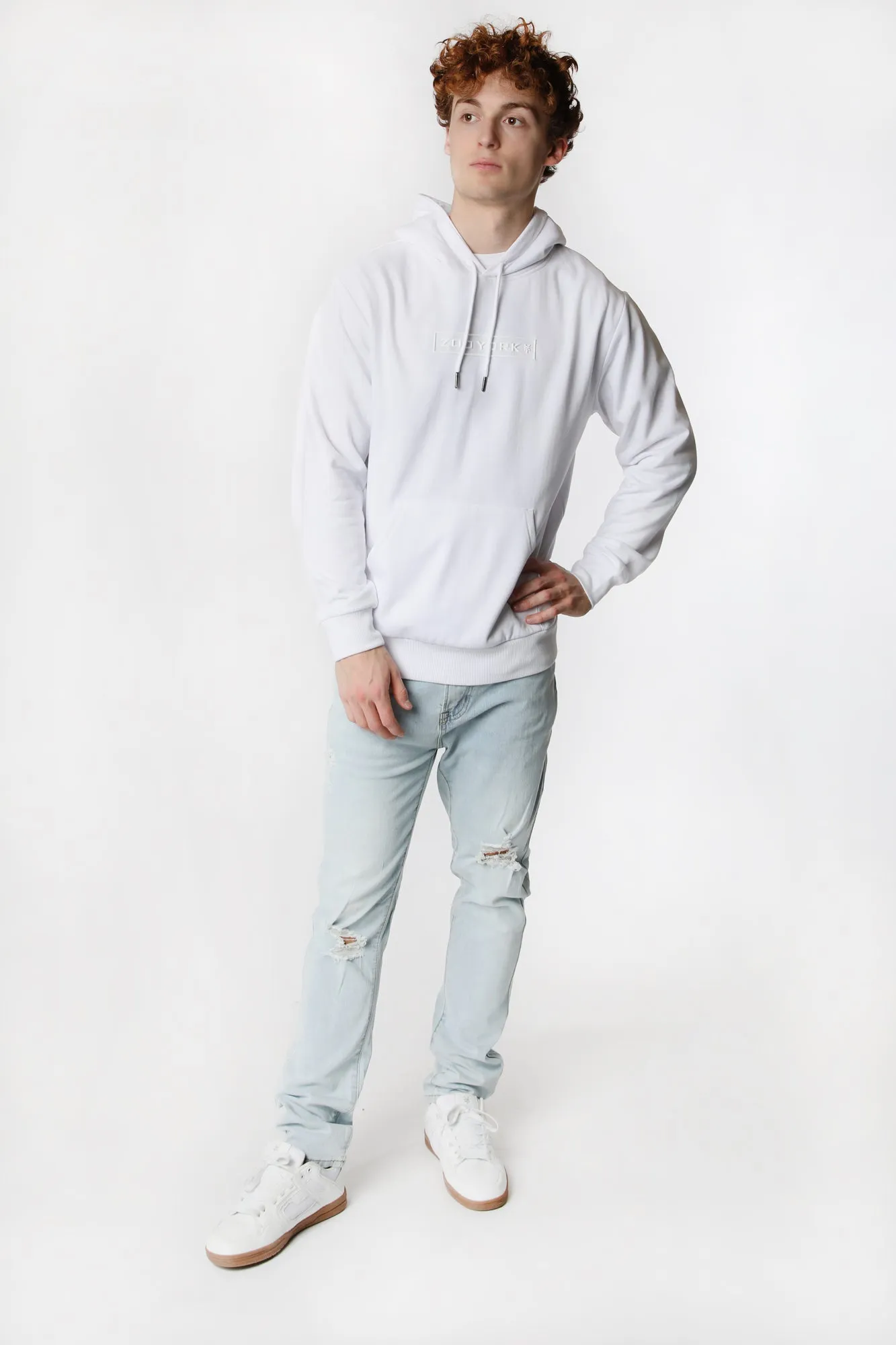 Zoo York Mens Tonal Logo Hoodie